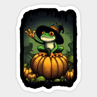 Happy Halloween by Frog 06 Sticker